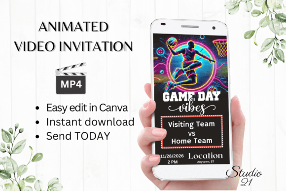 Animated Basketball Game Invitations: A Slam Dunk for Your Event