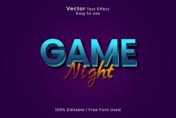 Bring Your Game Night Designs to Life with Editable Text Effects