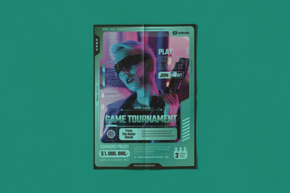 Designing an Epic Esports Event: The Game Tournament Flyer