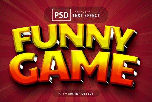 Funny Game Text Effect: Instant Visual Punch for Your Designs