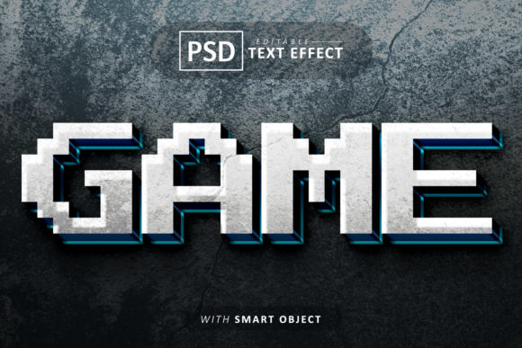 Game Pixel 3d Text Effect Editable: A Retro Design Powerhouse