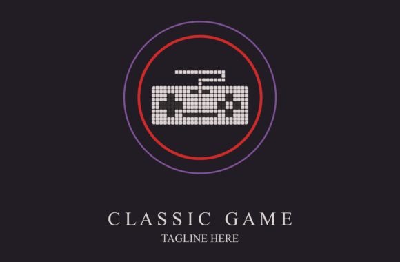 Game Stick Controller Vintage Vector: A Nostalgic Design Asset