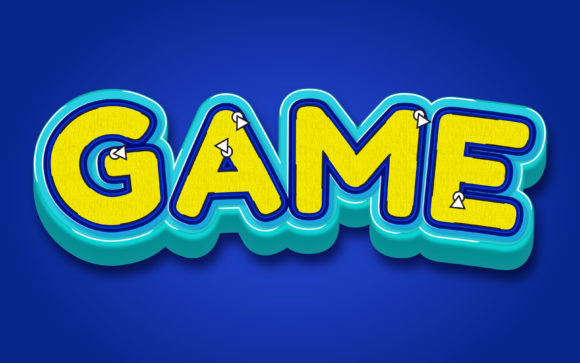 Game Text Effect: Editable Styles for Dynamic Graphics