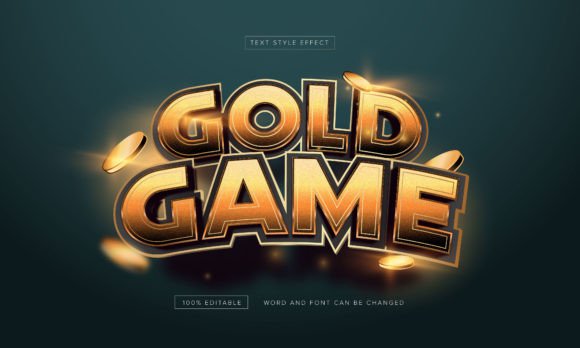 Gold Game Text Style: Create Stunning Metallic Lettering Instantly