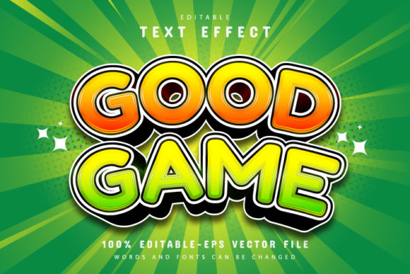 Good Game Cartoon Text Effect: Playful Branding Made Easy
