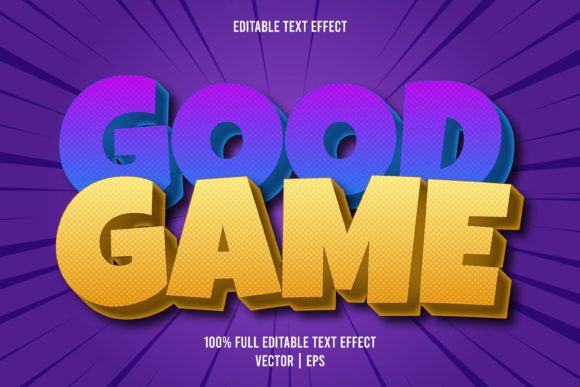 Good Game Editable Text Effect: Your Secret Weapon for Dynamic Designs