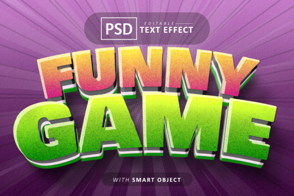 Inject Playful Energy: The Funny Game Cartoon Style Text Effect