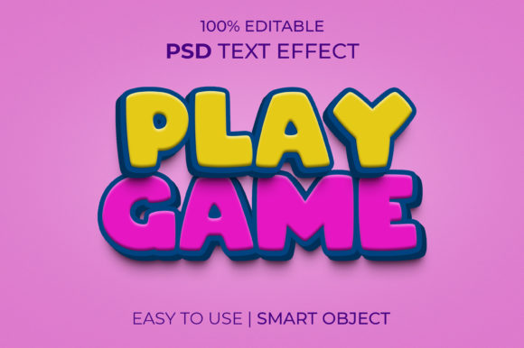 Play Game 3D Text Effect: Instant Impact for Your Designs