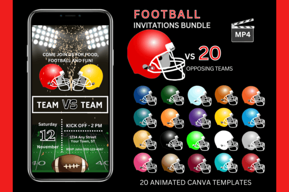Score a Touchdown with Your Game Day Invites